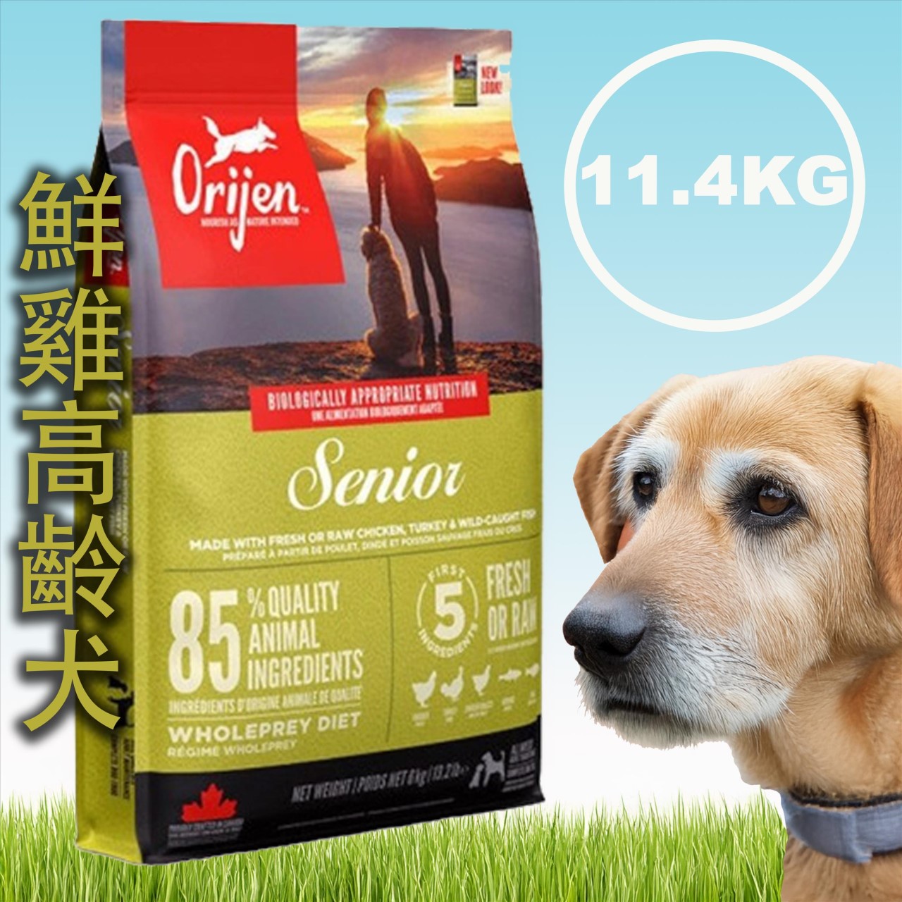 Orijen 歐睿健 無穀犬飼料 11.4KG 系列